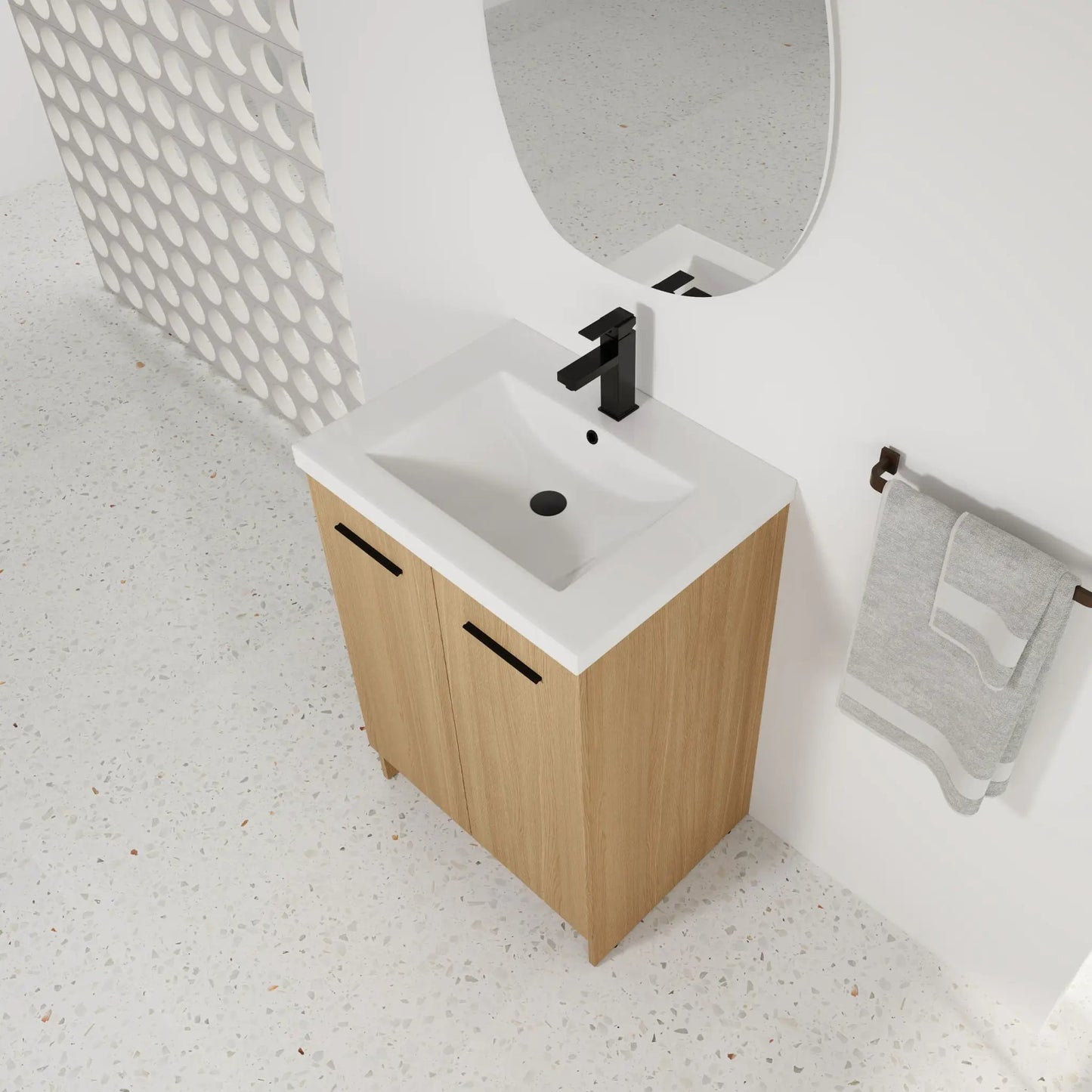 Floating Bathroom Vanity with Sink Wall Mounted