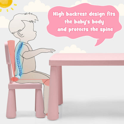 2-in-1 Kids Furniture Set: Twin Bed Frame & 3-Piece Activity Play Table and Chair Set