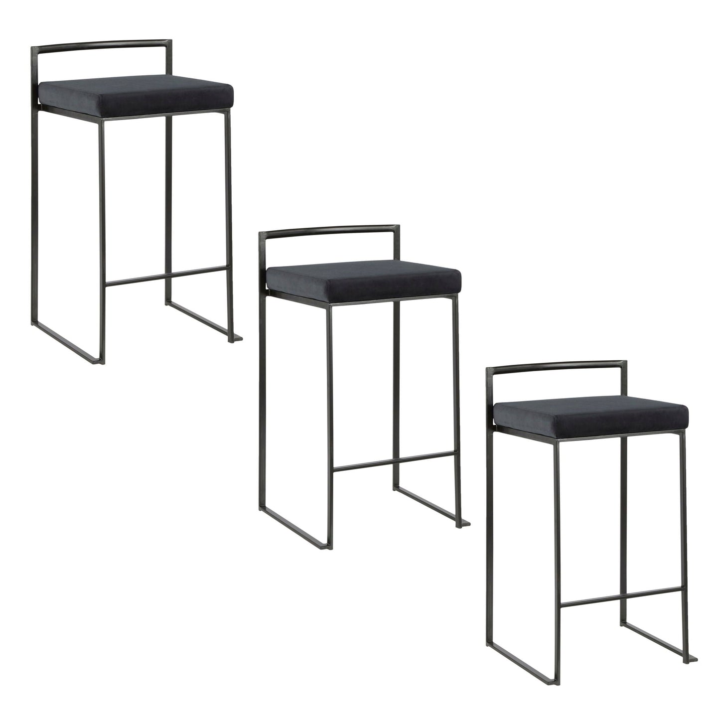 Fuji Contemporary Stackable Counter Stool