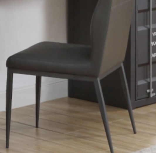 Cargo synthetic leather desk chair in gunmetal by HouseOfZazla on Tampa Home & Garden Store