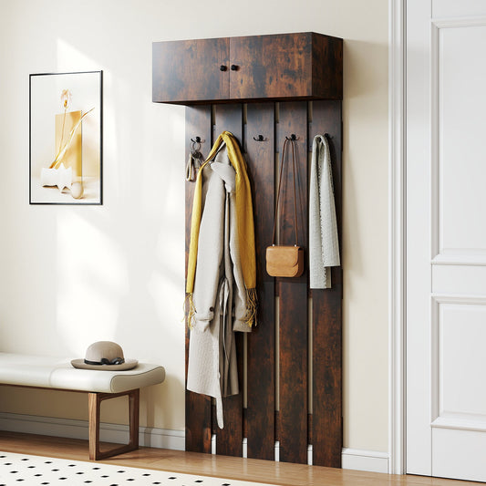 Entryway Wall Coat Rack Wall Mounted Coat Clothes Rack - Tampa Home & Garden Store
