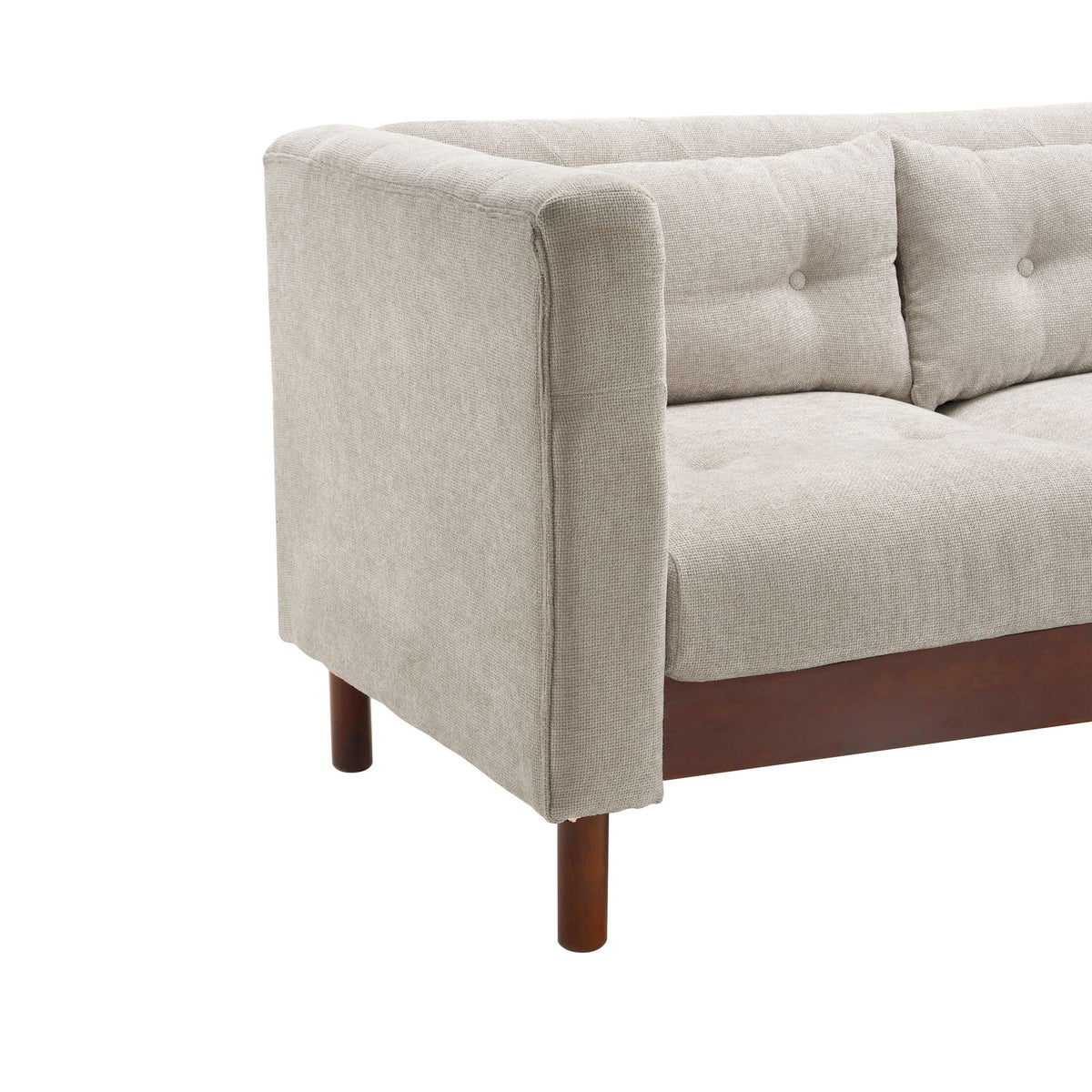 Luxurious Tufted Upholstered Living Room Sofa