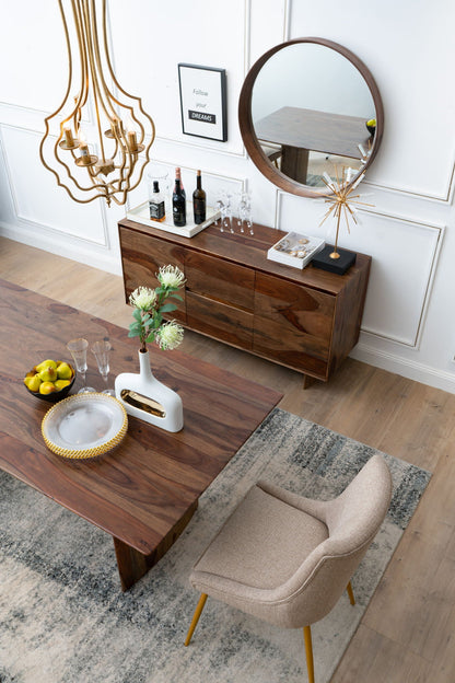 4 Light Gold Chandelier with adjustable chain by HouseOfZazla, bulb not included on Tampa Home & Garden Store