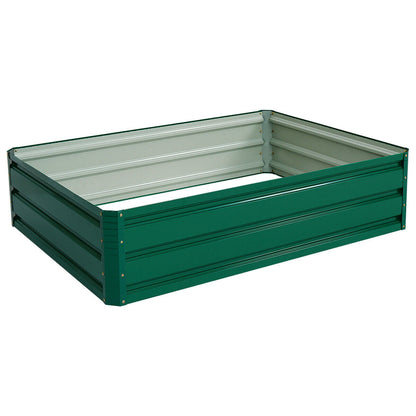 Cama de jardín elevada de 40 x 32 pulgadas para plantar verduras y flores