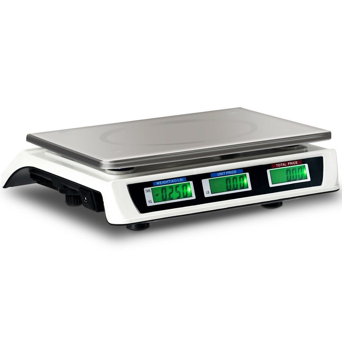 Balanza electrónica de cálculo de precios de 66 lb con pantalla LCD