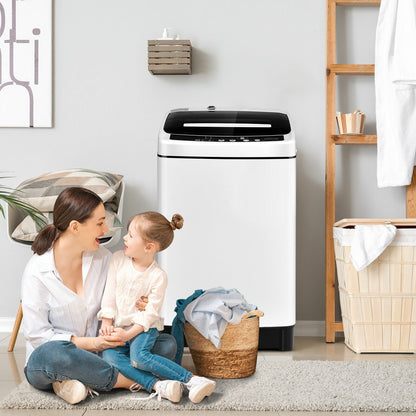 Lavadora completamente automática 1.5 pies cúbicos 11 libras - Blanca