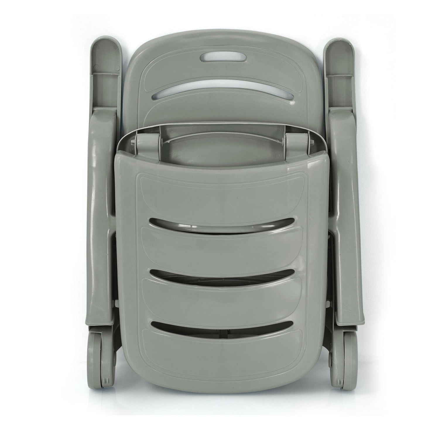 Tumbona plegable con 5 posiciones ajustables - Gris