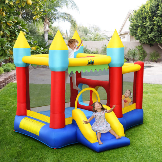 Kid's Inflatable Bouncer with Jumping Area and 480W Blower - Tampa Home & Garden Store