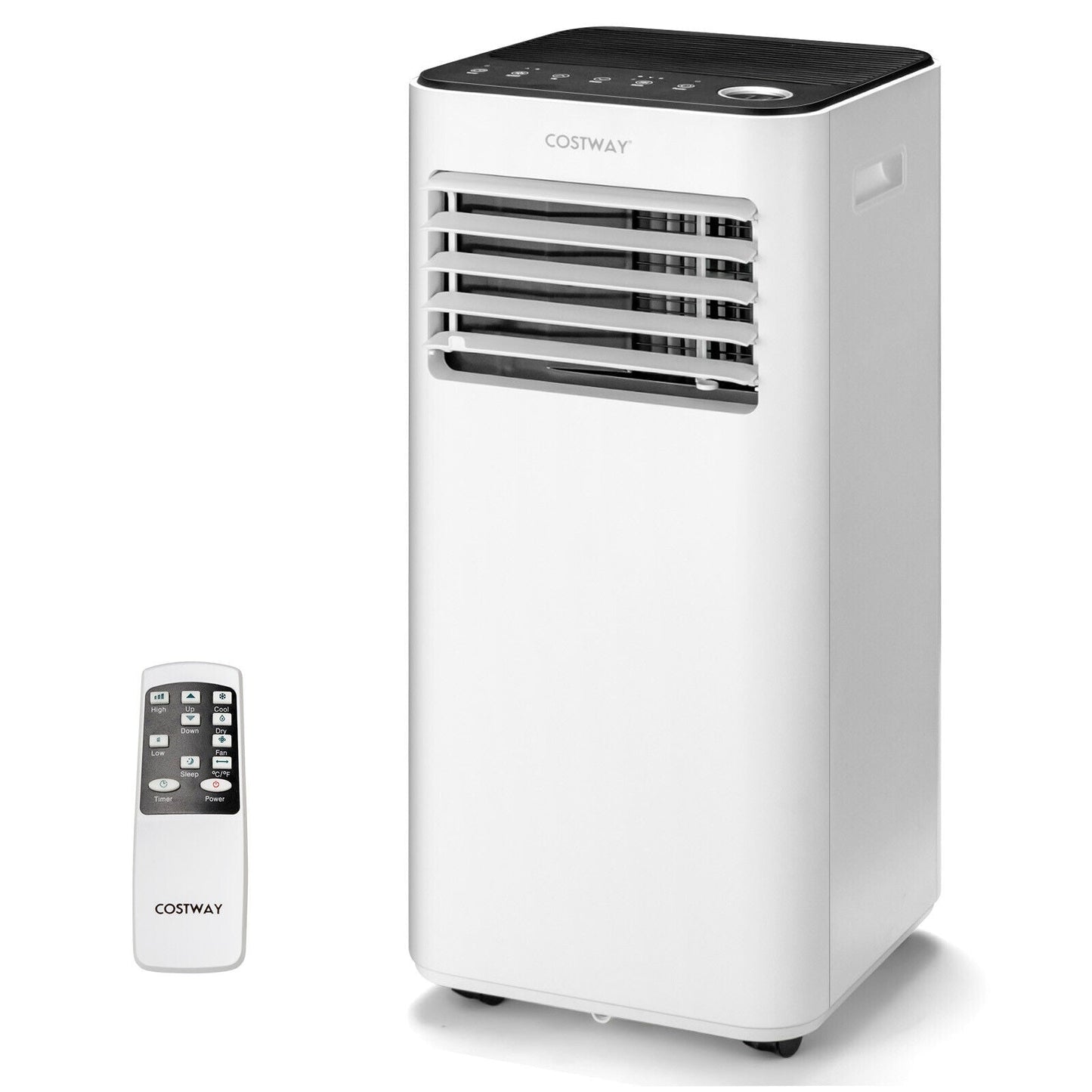 Aire acondicionado portátil de 8000 BTU con modo ventilador y deshumidificador - Blanco