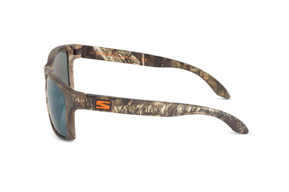 Decoy sunglasses Mossy Oak Break-Up Country camouflage by Skeleton Optics with blue lenses on Tampa Home & Garden Store