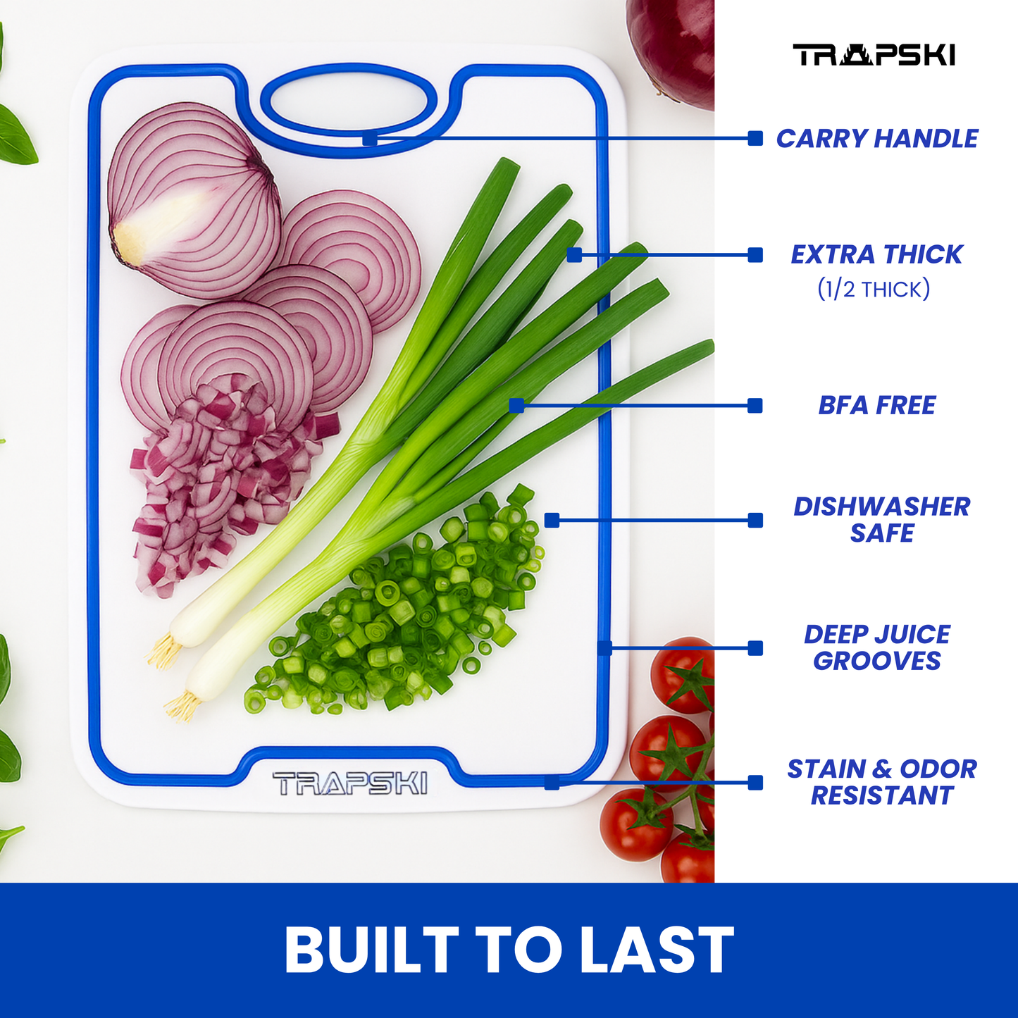 Food Grade Hdpe Cutting Board and Juice Grooves