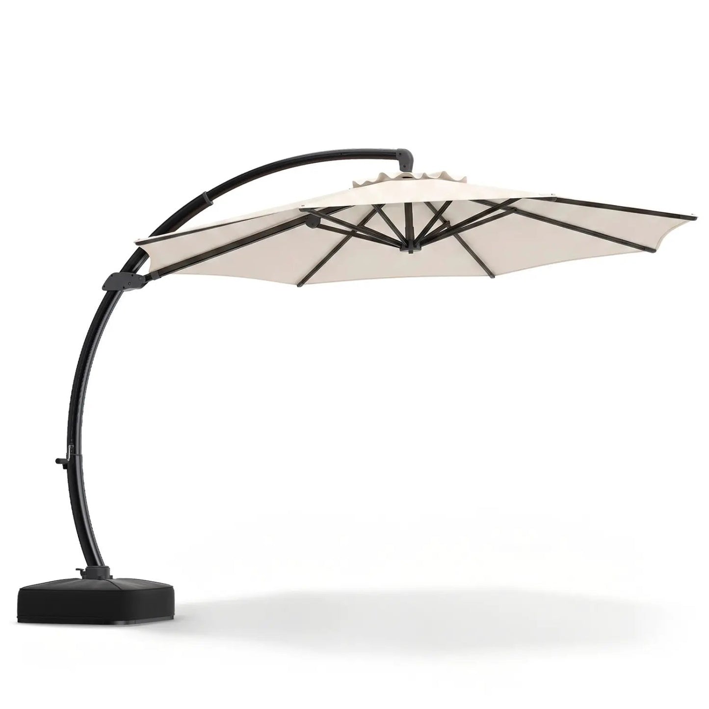 11 ft Cantilever Patio Umbrella Base and Rotation