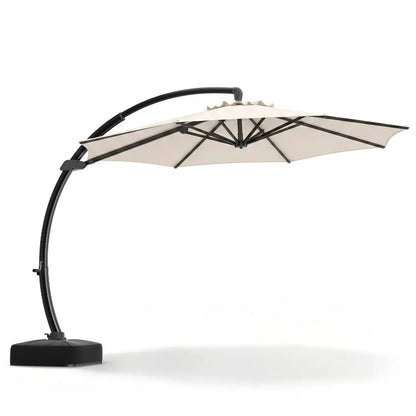 11 ft Cantilever Patio Umbrella Base and Rotation