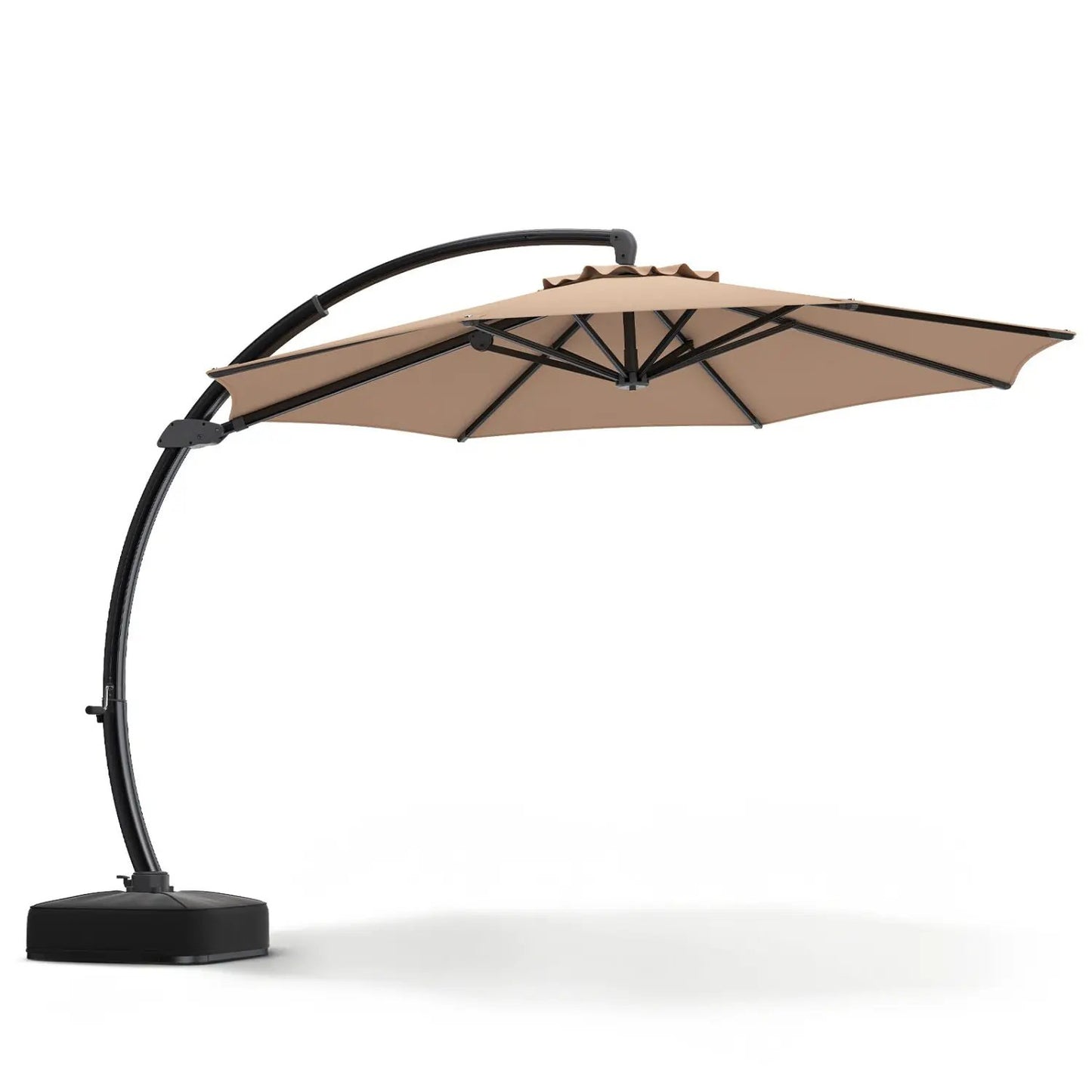 11 ft Cantilever Patio Umbrella Base and Rotation