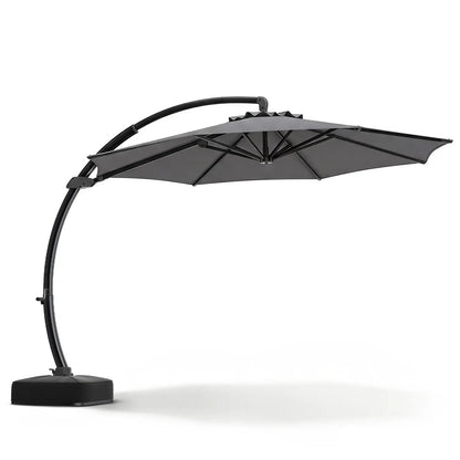 11 ft Cantilever Patio Umbrella Base and Rotation