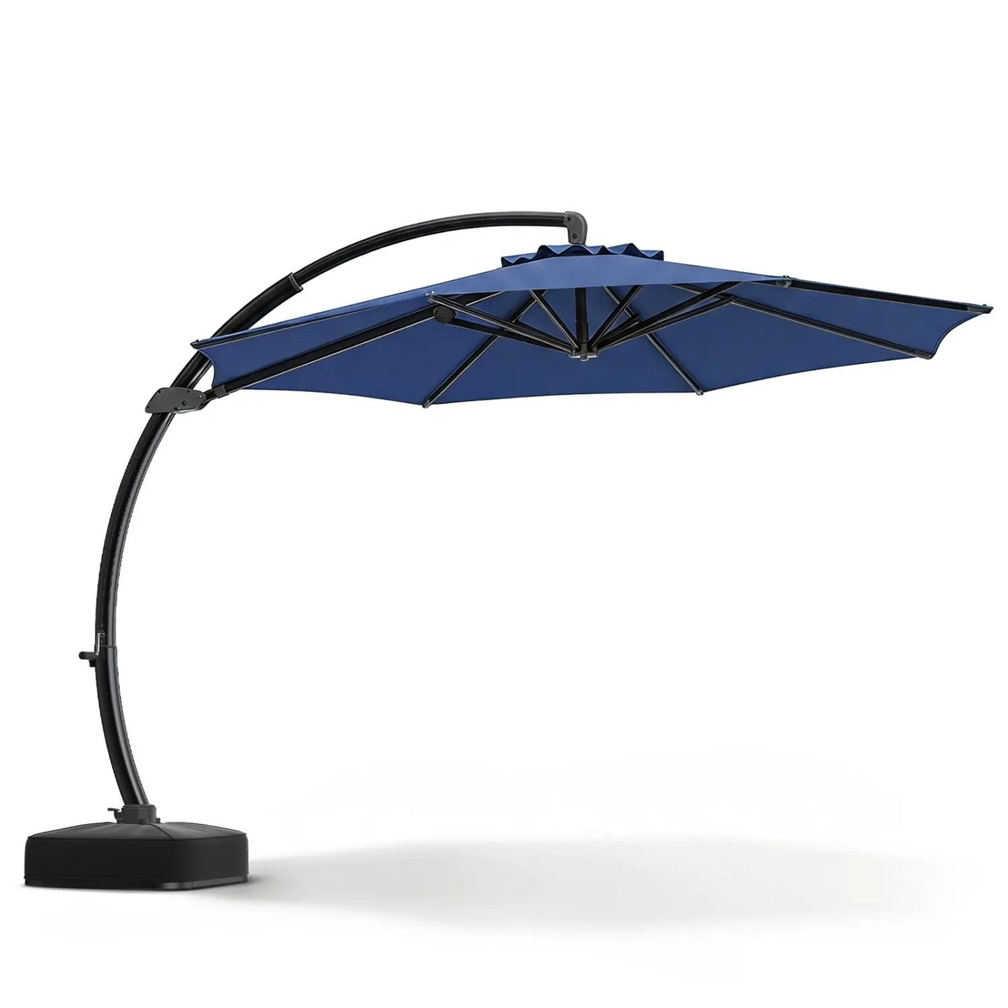 11 ft Cantilever Patio Umbrella Base and Rotation