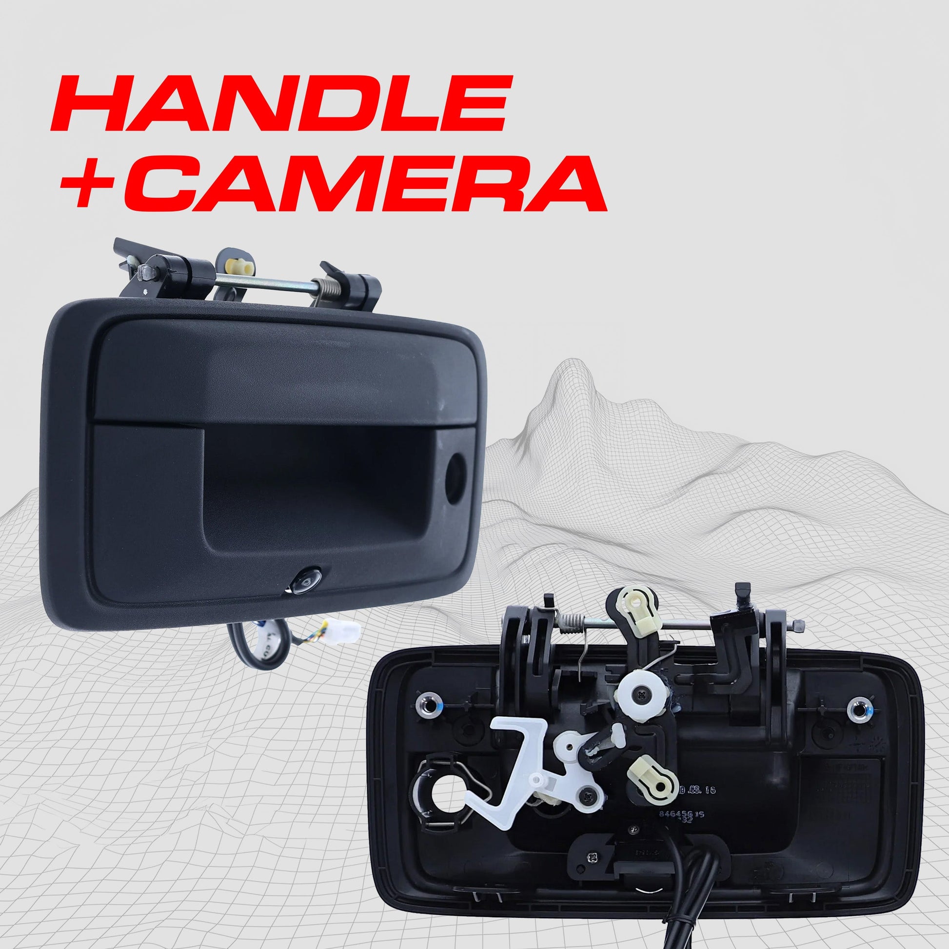 Black Replacement Tailgate Handle with Backup Camera for Silverado/Sierra Master Tailgaters on Tampa Home & Garden Store
