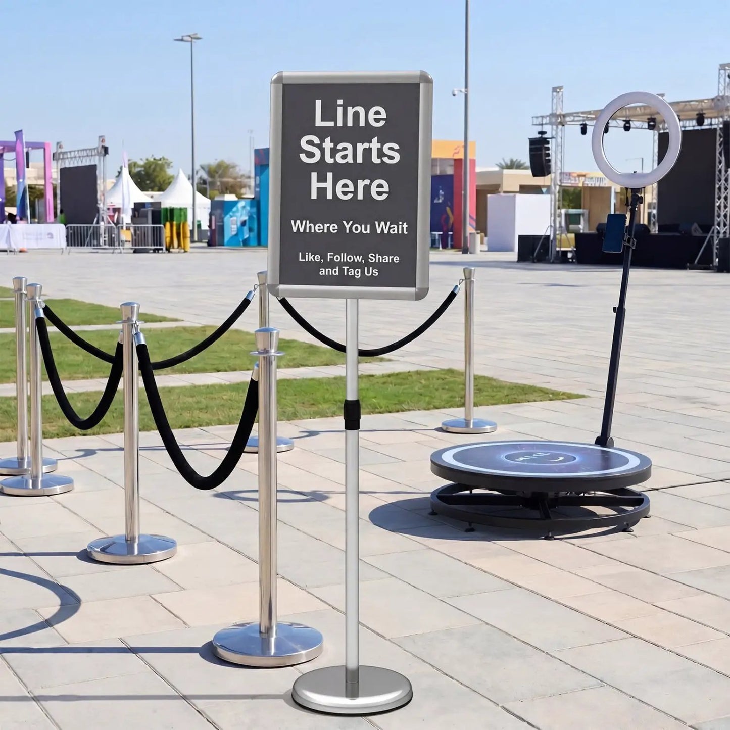 11x17 Adjustable Sign Holder Stand Snap Frame