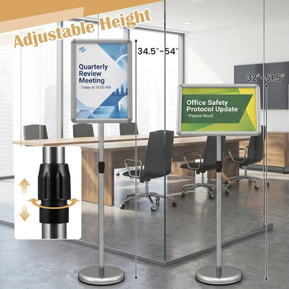 11x17 Adjustable Sign Holder Stand Snap Frame