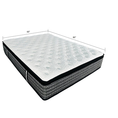 Queen Premium Hybrid Mattress and A Plush Gel Top