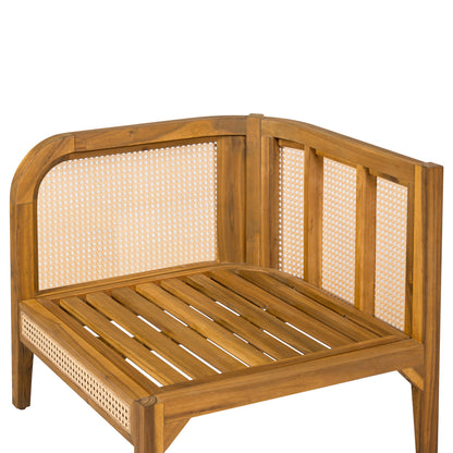 Kirkby 5 Seater Acacia Wood Sofa For The Garden