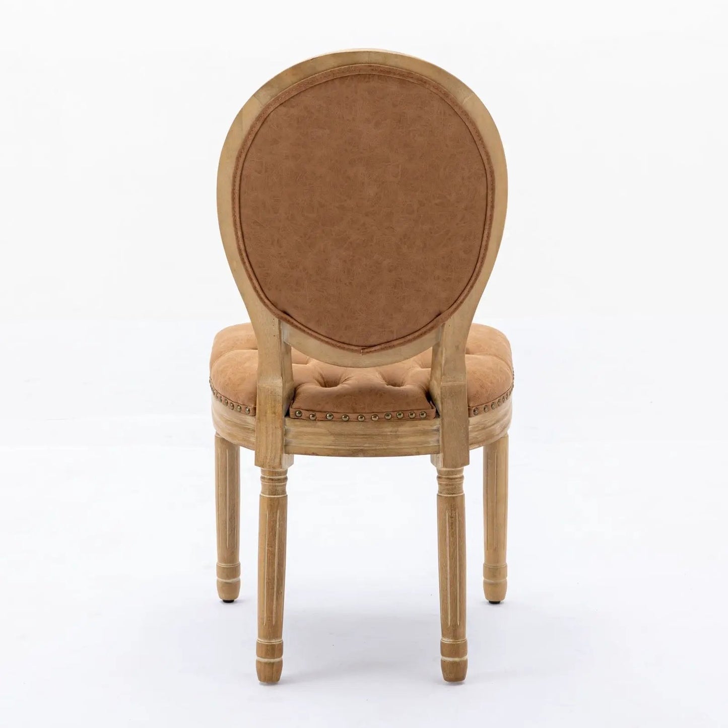 French Style Solid Wood Dining Chair Nailhead