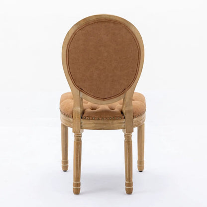 French Style Solid Wood Dining Chair Nailhead