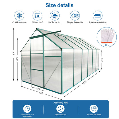 Outdoor Polycarbonate House and Raised Metal Base