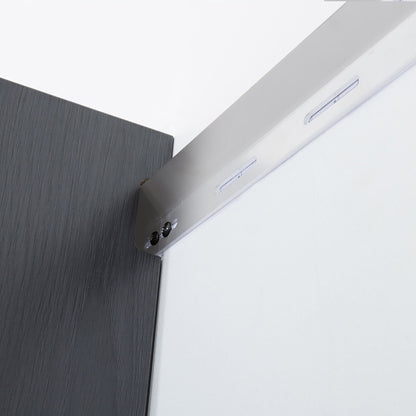 Astro Series wall mounted storage cabinet with soft closing drawers in metallic gray on Tampa Home & Garden Store