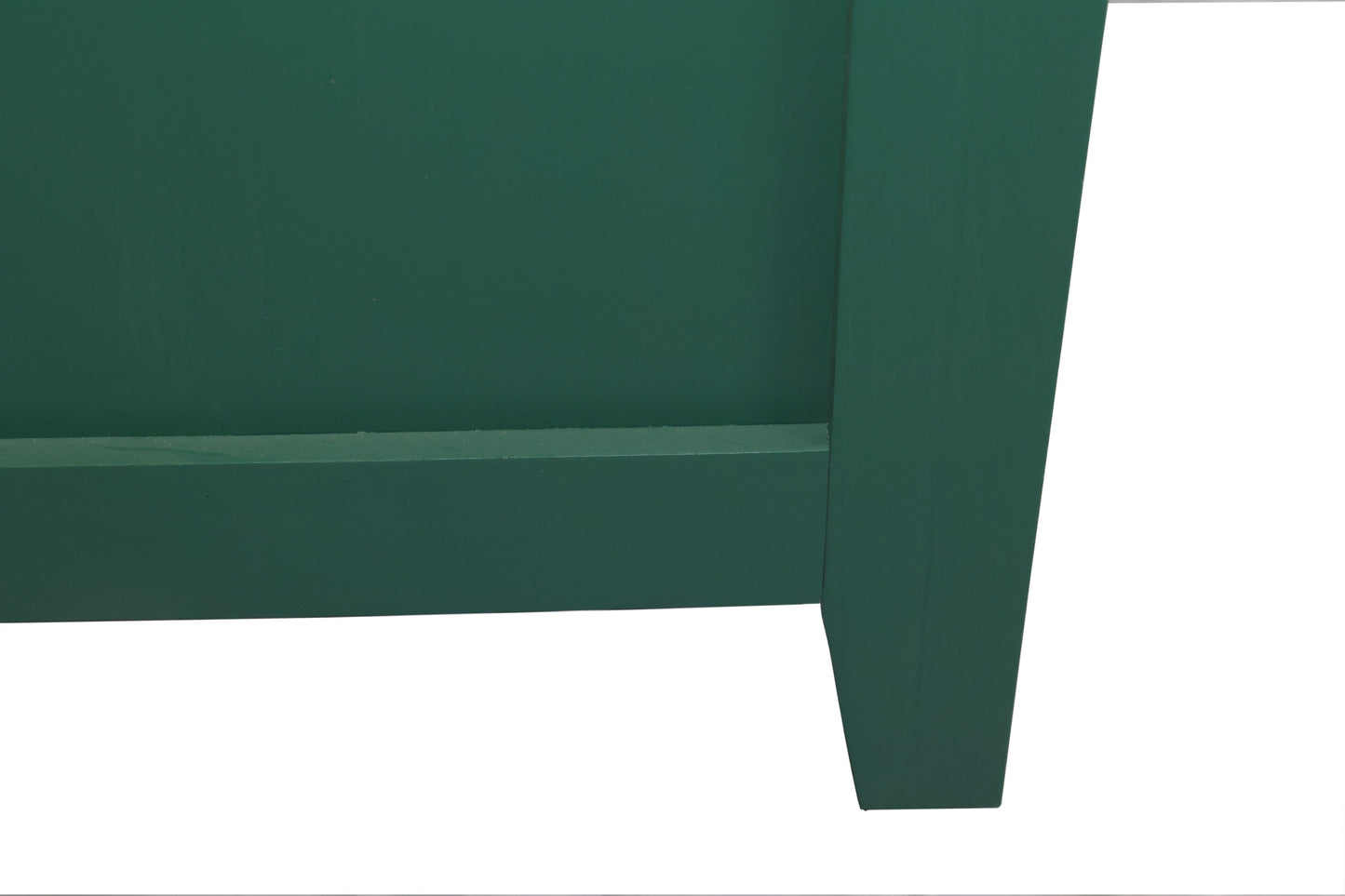 Green accent cabinet close-up showing leg detail, HouseOfZazla mid-century modern buffet on Tampa Home & Garden Store