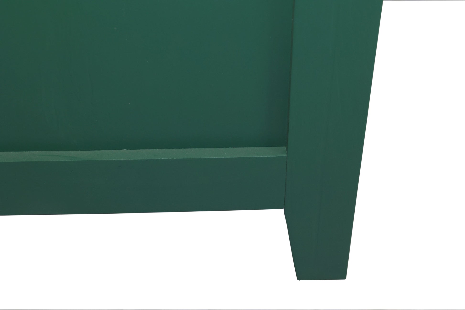 Green accent cabinet close-up showing leg detail, HouseOfZazla mid-century modern buffet on Tampa Home & Garden Store