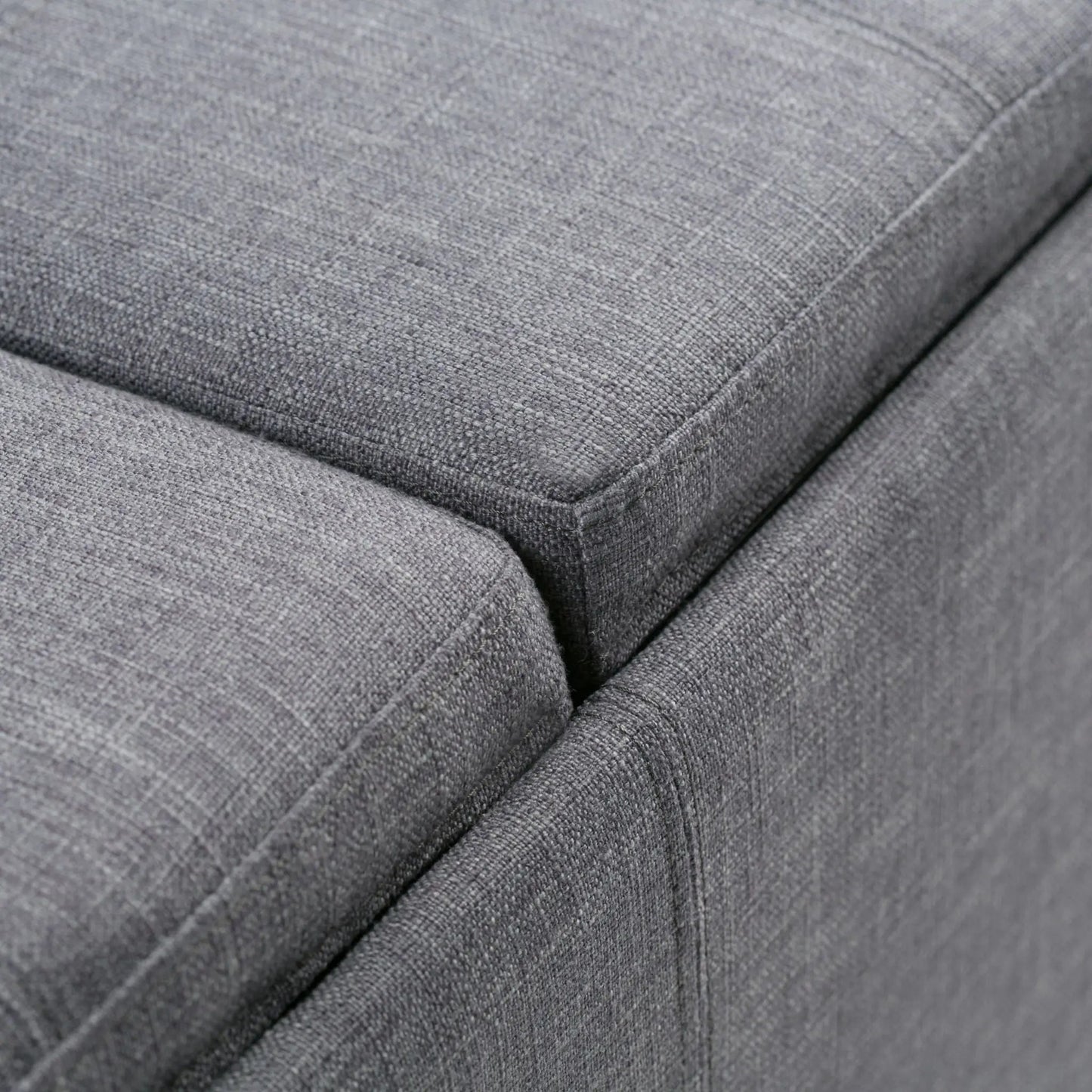 Avalon Upholstered Storage Ottoman With Trays