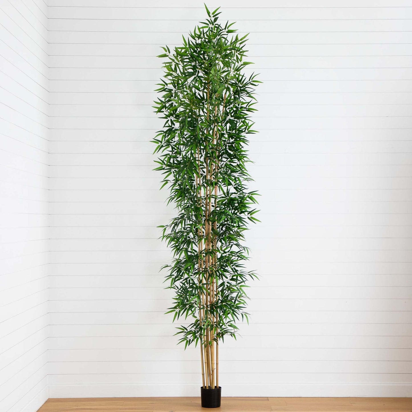 12’ Artificial Bamboo Tree with Real Bamboo Trunks - Tampa Home & Garden Store
