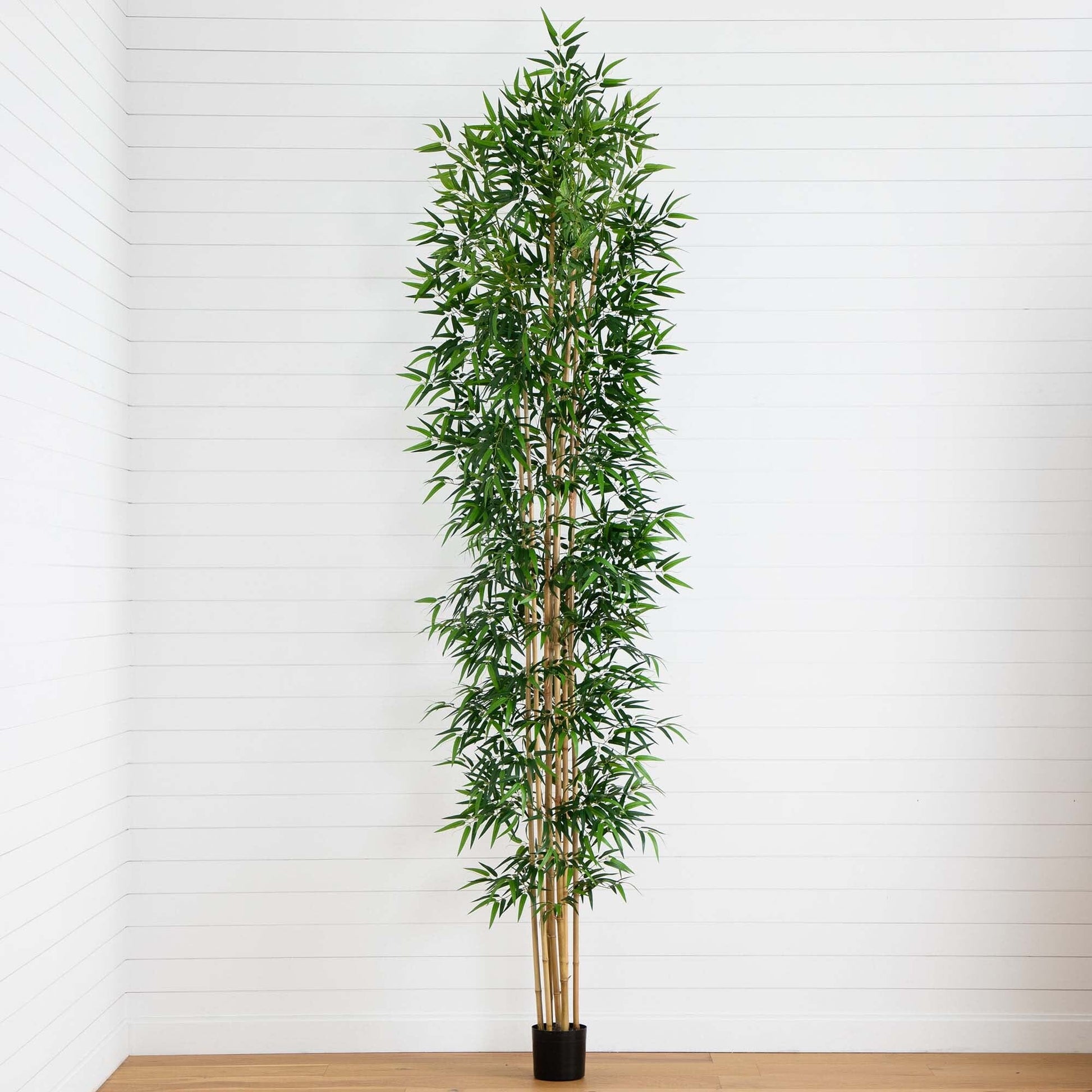12’ Artificial Bamboo Tree with Real Bamboo Trunks - Tampa Home & Garden Store