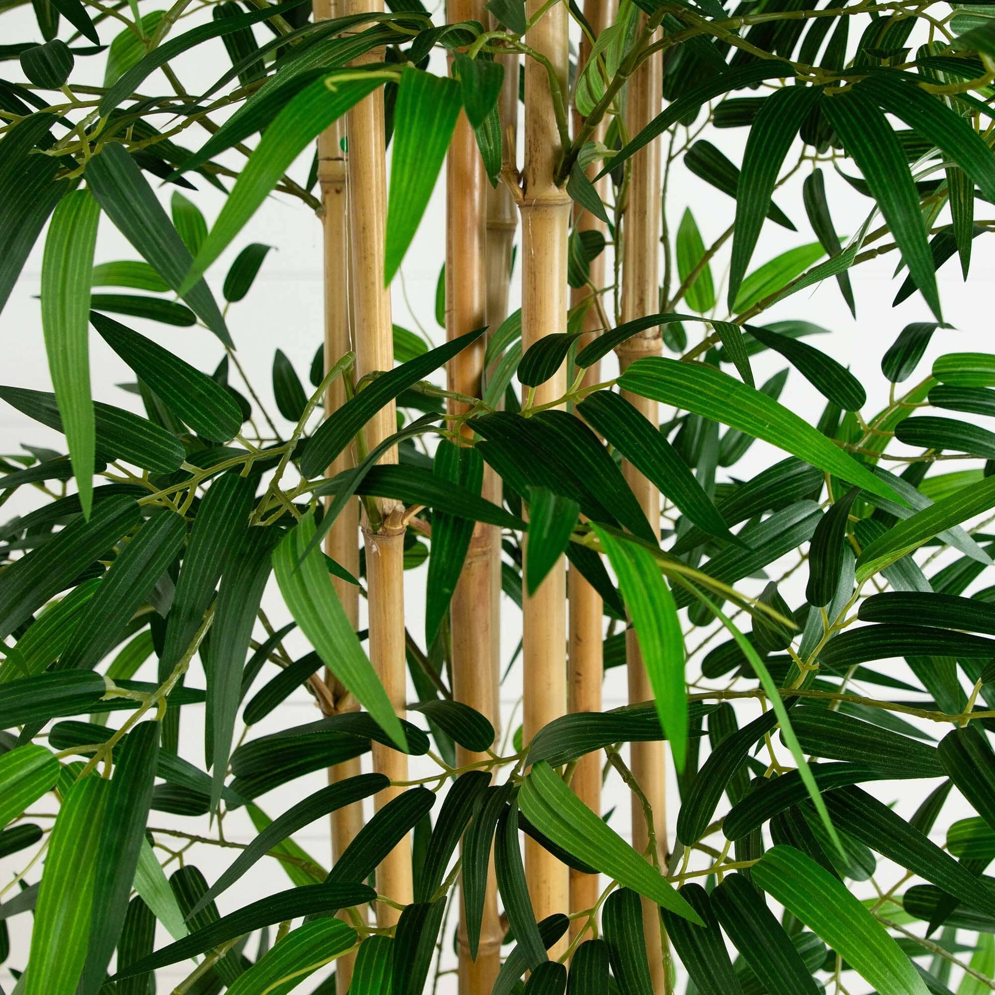 12’ Artificial Bamboo Tree with Real Bamboo Trunks - Tampa Home & Garden Store