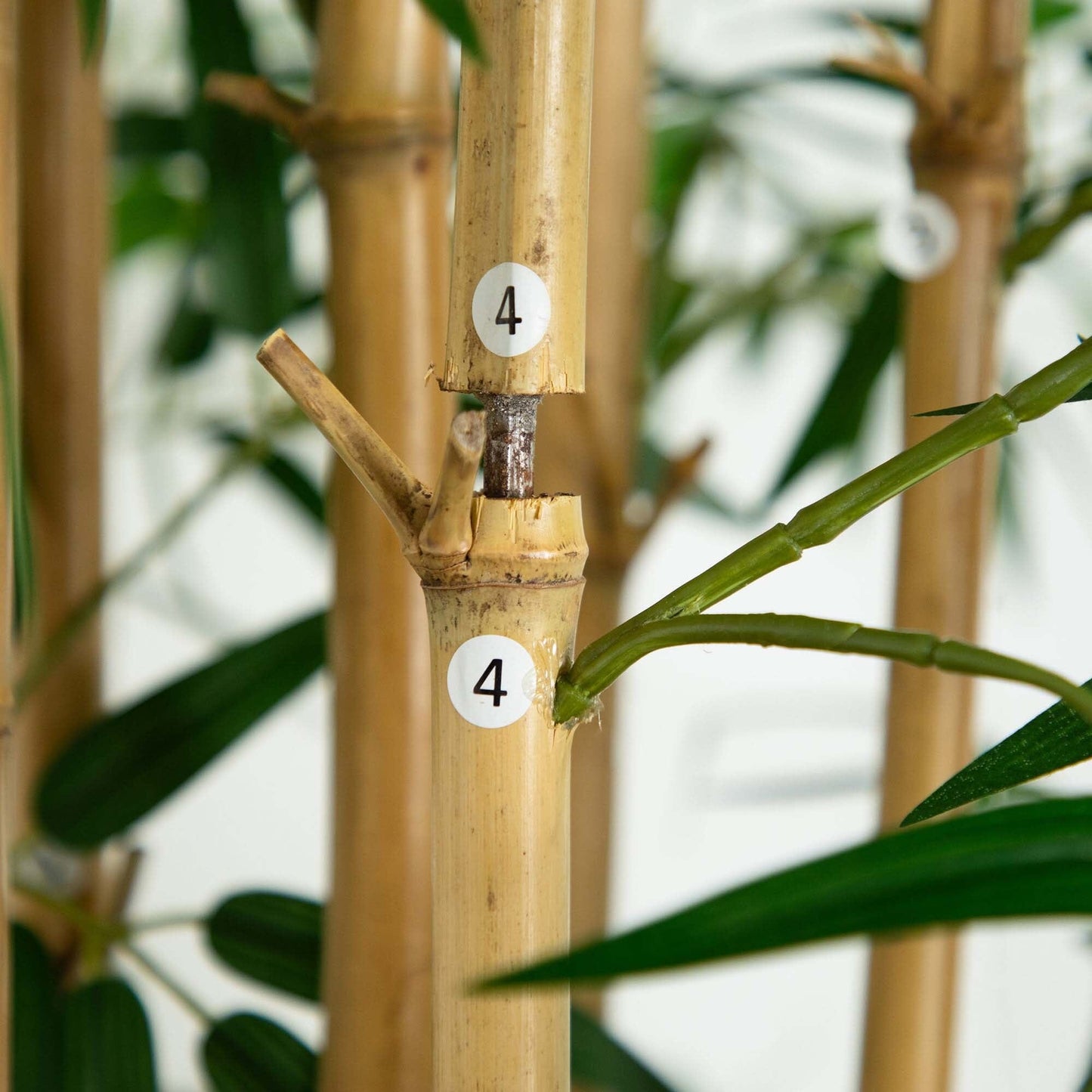 12’ Artificial Bamboo Tree with Real Bamboo Trunks - Tampa Home & Garden Store