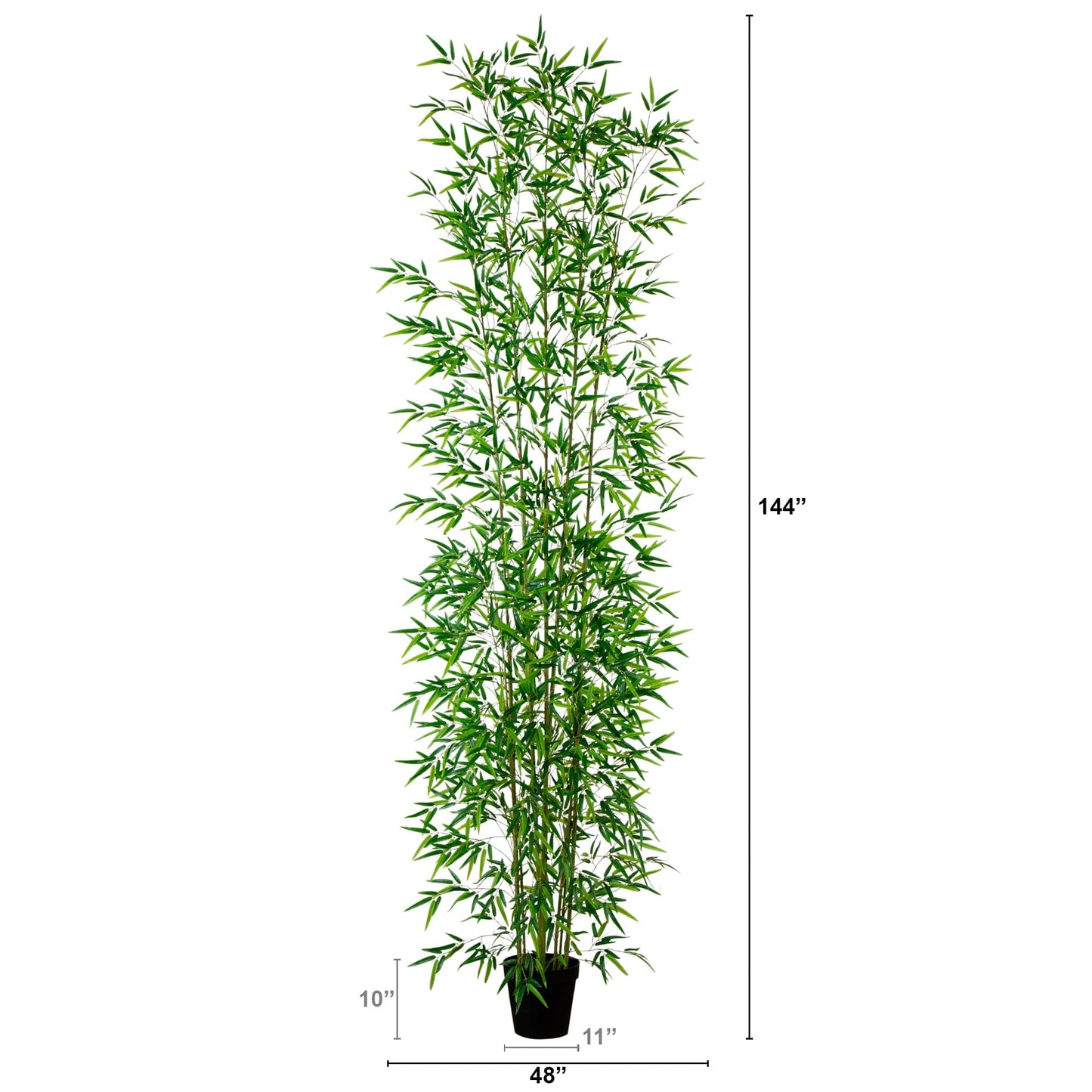 12’ Artificial Green Bamboo Tree - Tampa Home & Garden Store
