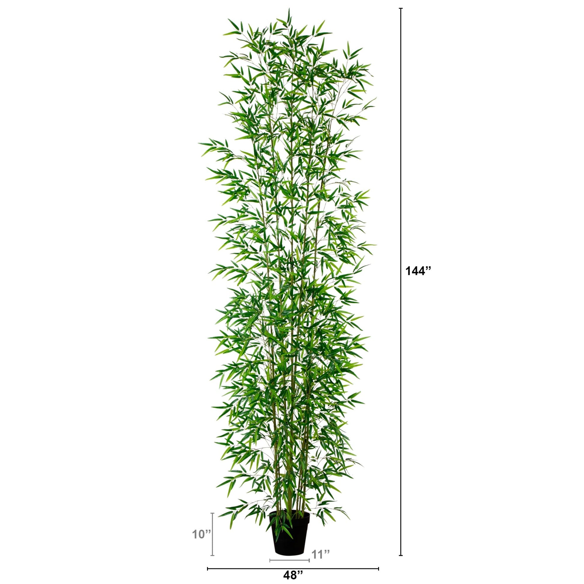 12’ Artificial Green Bamboo Tree - Tampa Home & Garden Store