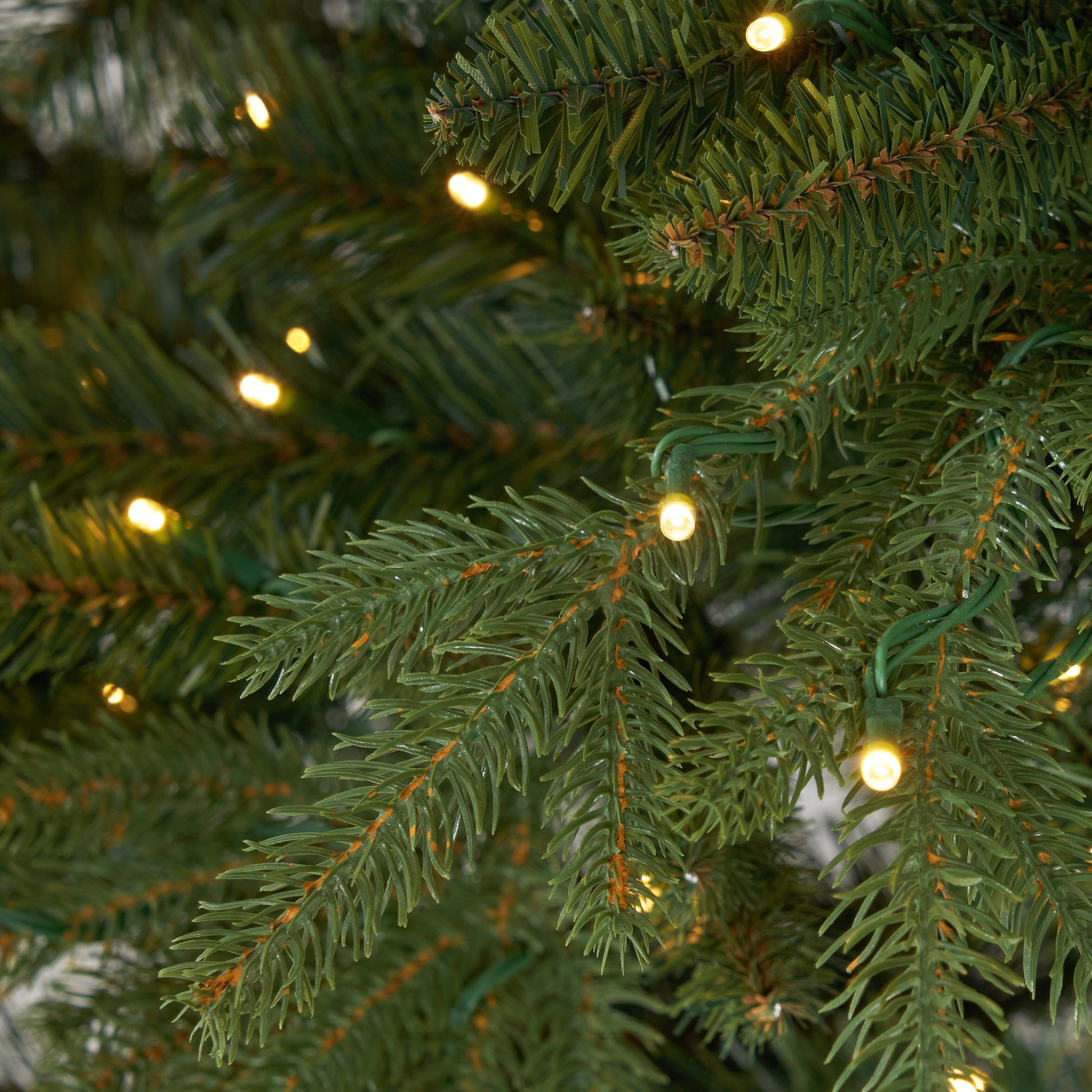 12’ Belgium Fir “Natural Look” Artificial Christmas Tree with 1500 Clear LED Lights and 4962 Bendable Branches - Tampa Home & Garden Store