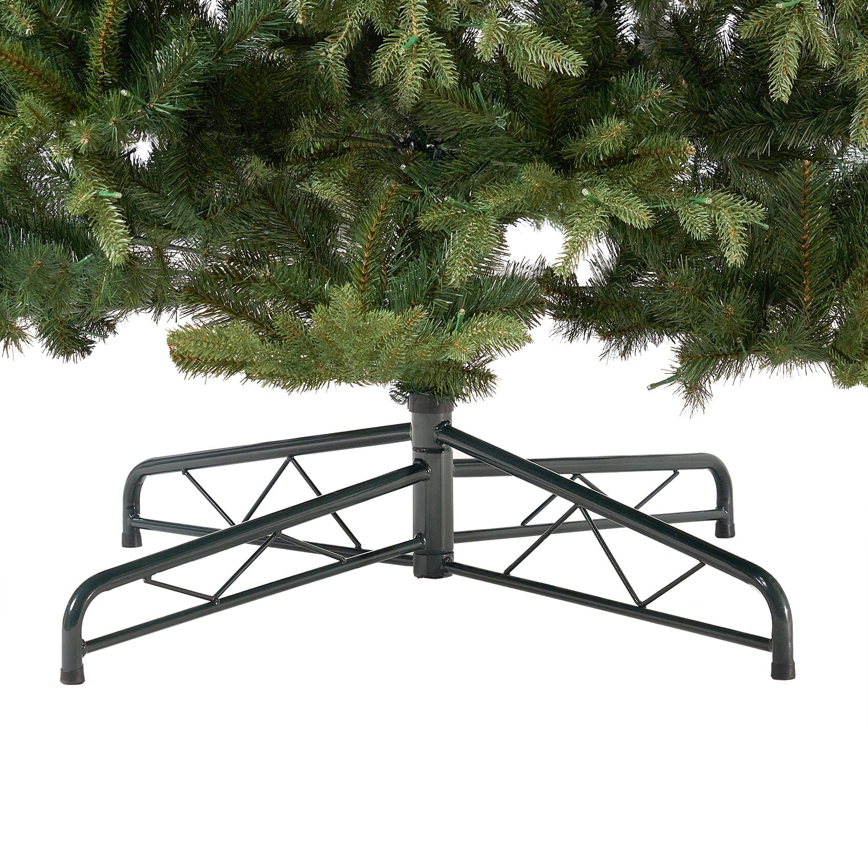 12’ Belgium Fir “Natural Look” Artificial Christmas Tree with 1500 Clear LED Lights and 4962 Bendable Branches - Tampa Home & Garden Store