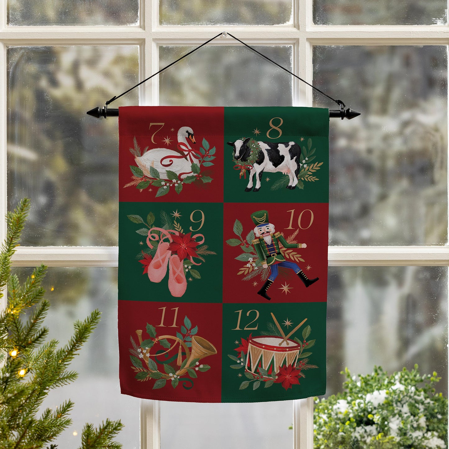 12 Days of Christmas Suede Garden Flag - Tampa Home & Garden Store