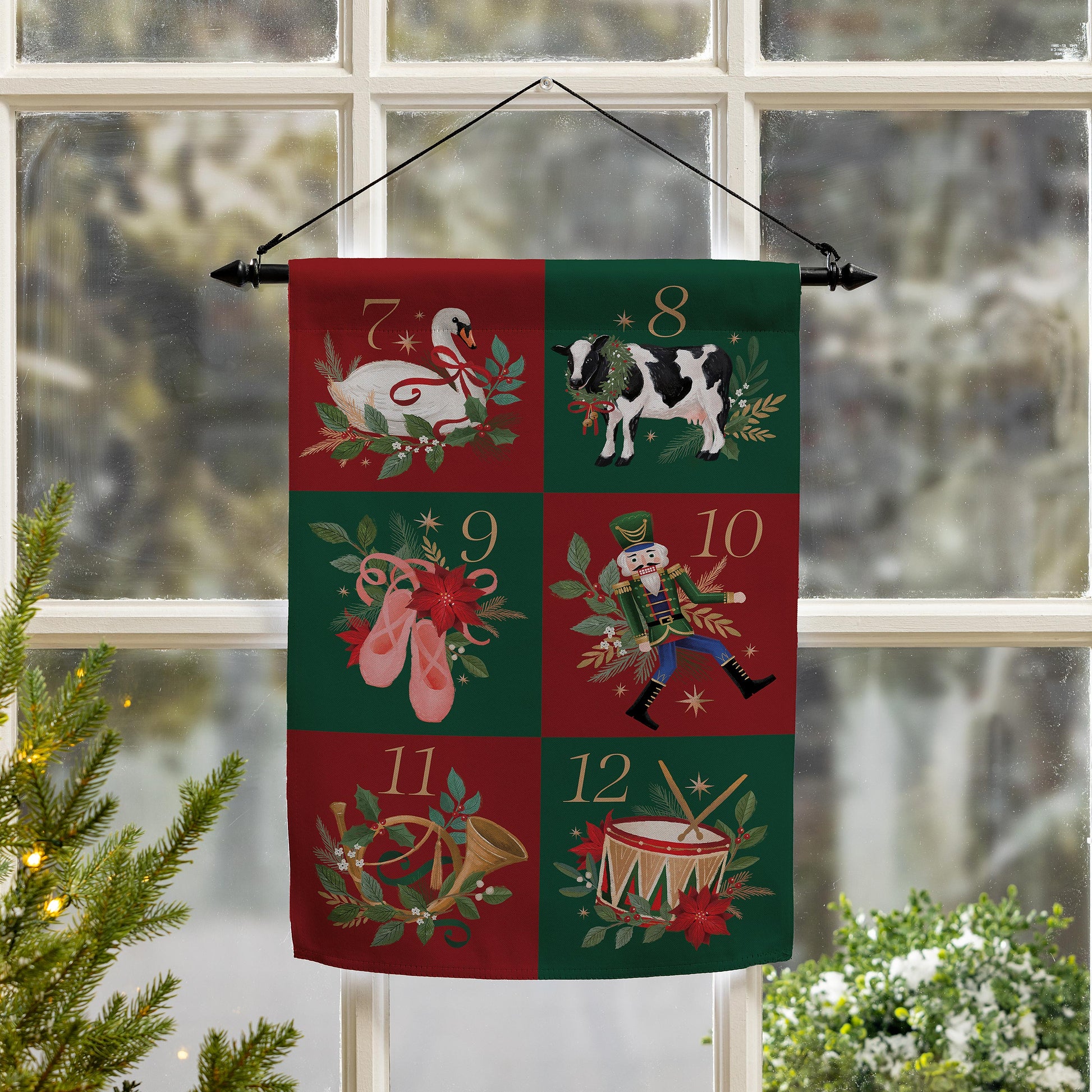 12 Days of Christmas Suede Garden Flag - Tampa Home & Garden Store