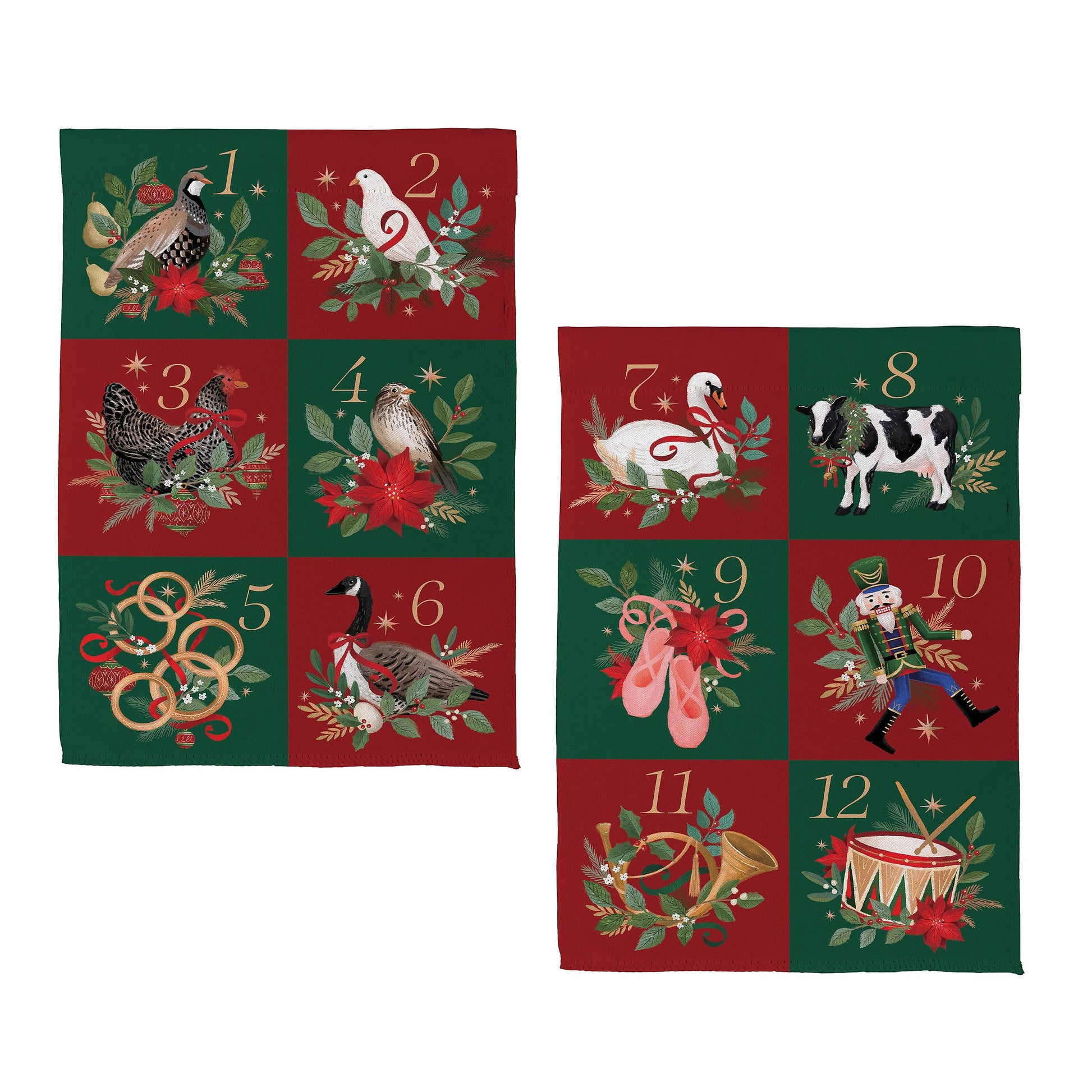 12 Days of Christmas Suede Garden Flag - Tampa Home & Garden Store