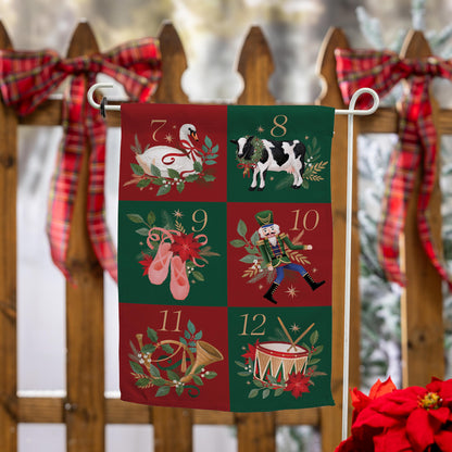 12 Days of Christmas Suede Garden Flag - Tampa Home & Garden Store