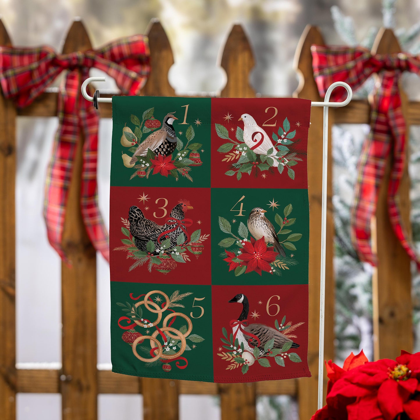 12 Days of Christmas Suede Garden Flag - Tampa Home & Garden Store