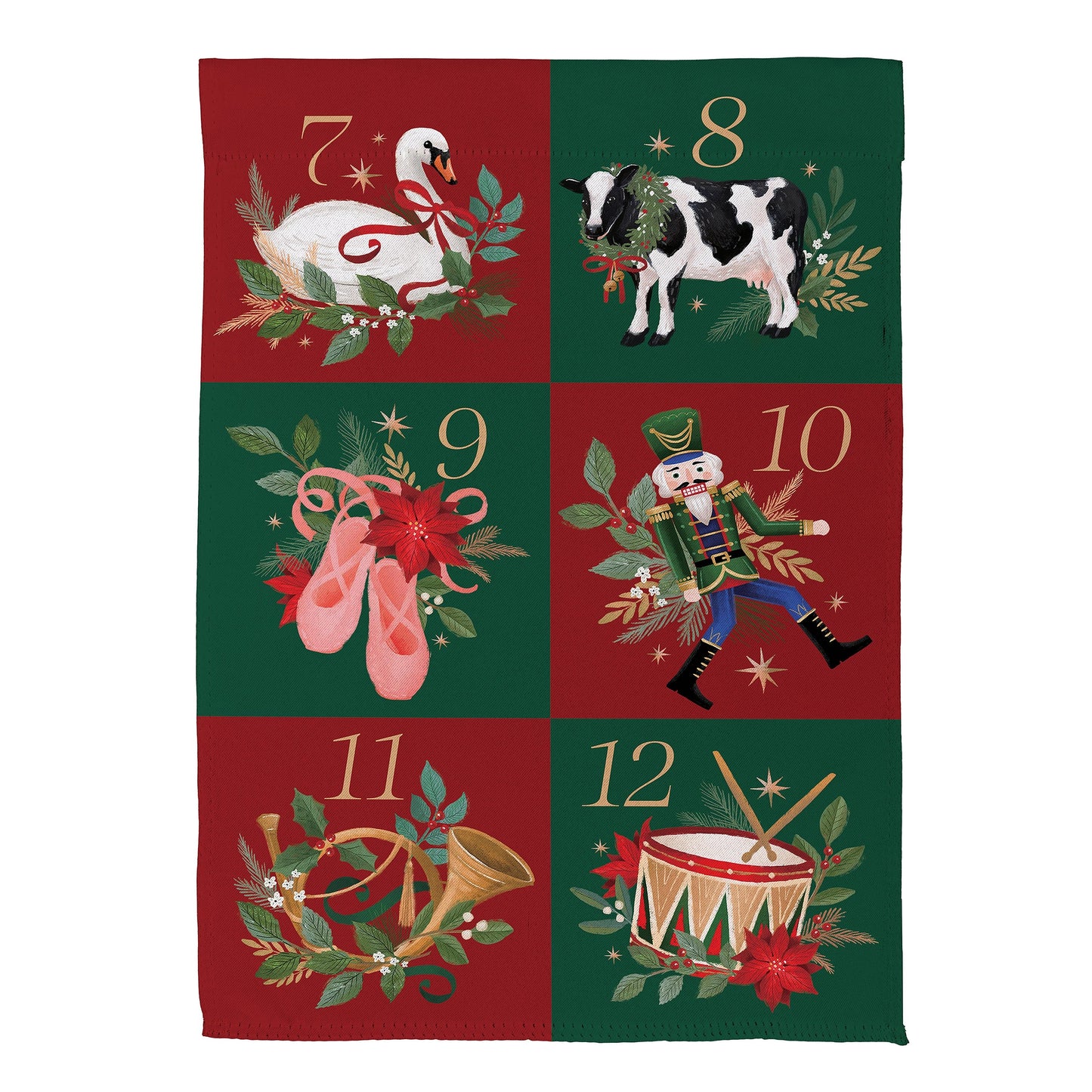 12 Days of Christmas Suede Garden Flag - Tampa Home & Garden Store