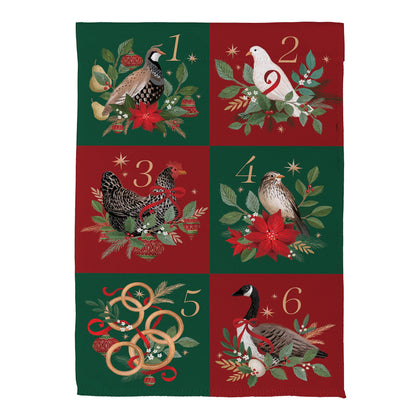 12 Days of Christmas Suede Garden Flag - Tampa Home & Garden Store