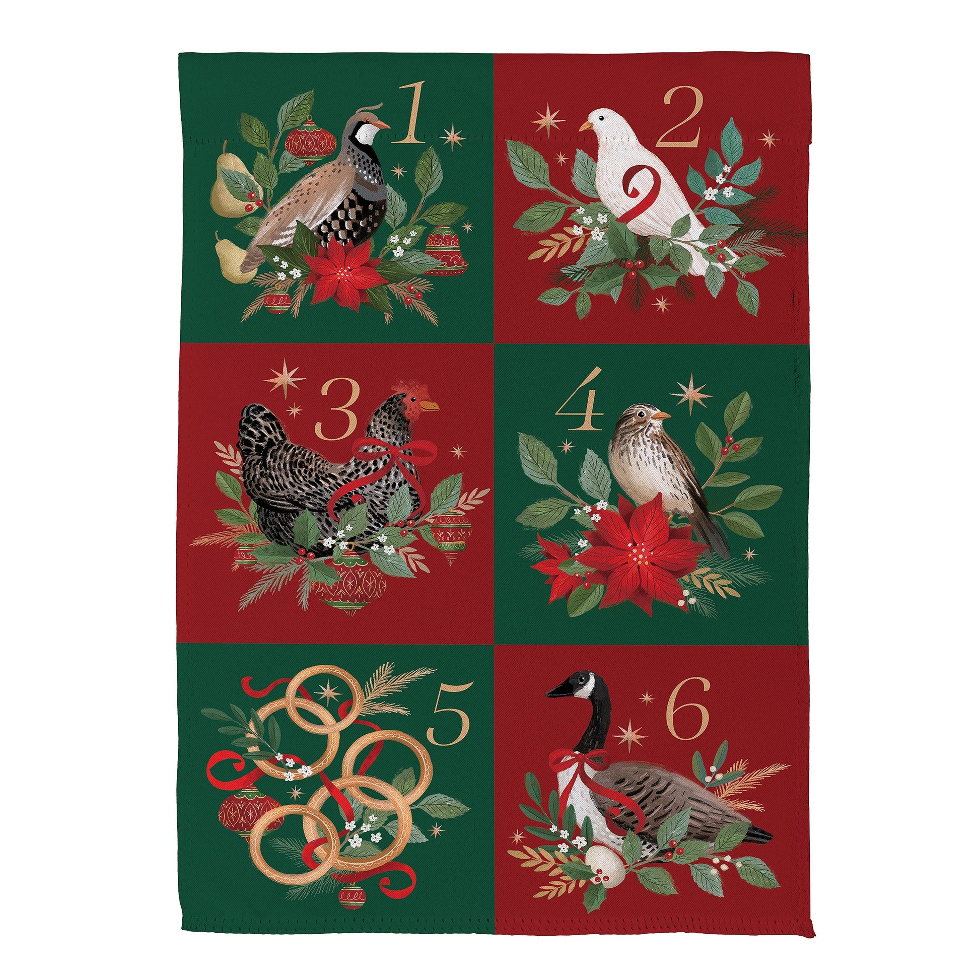 12 Days of Christmas Suede House Flag - Tampa Home & Garden Store