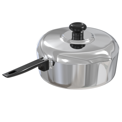 Sauteuse de 30 cm avec couvercle