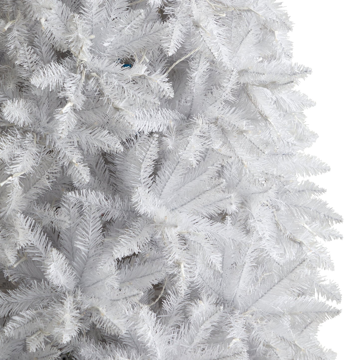 12’ Slim White Artificial Christmas Tree with 1100 Warm White LED Lights and 3235 Bendable Branches - Tampa Home & Garden Store